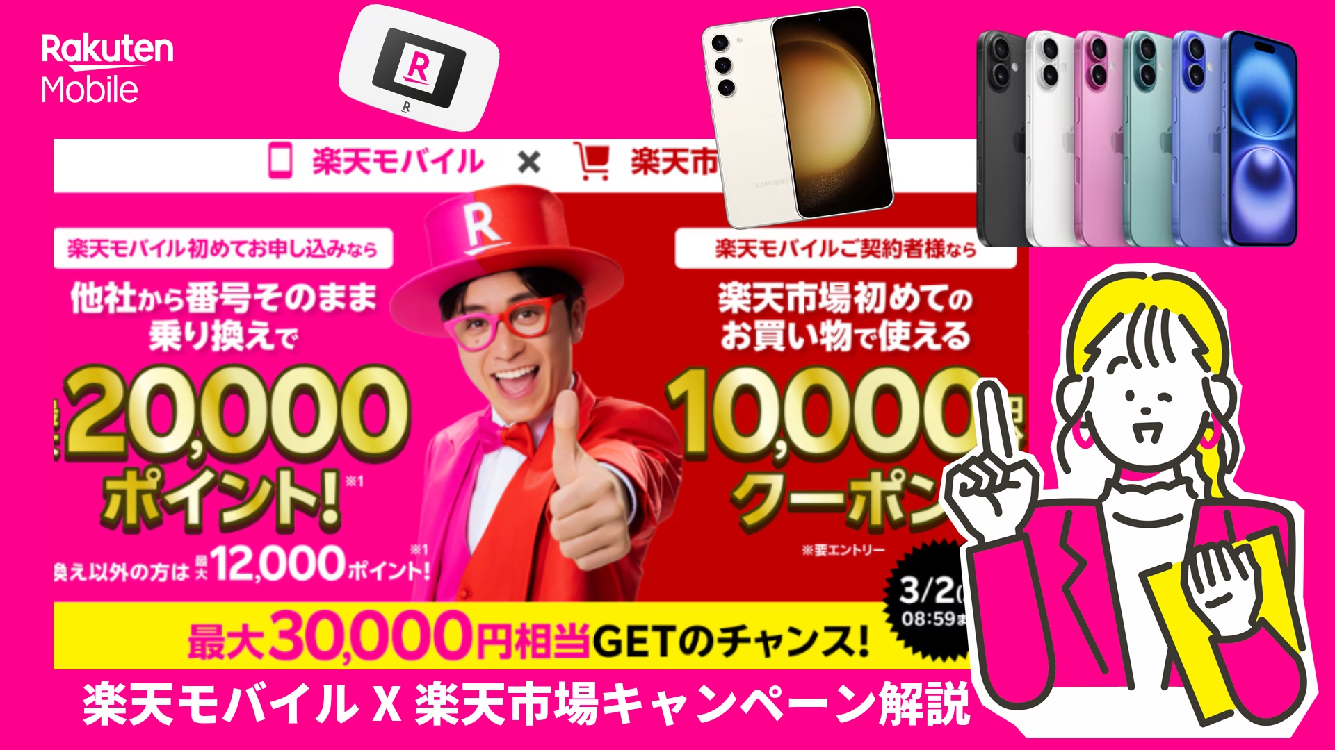 楽天市場x楽天モバイルキャンペーン