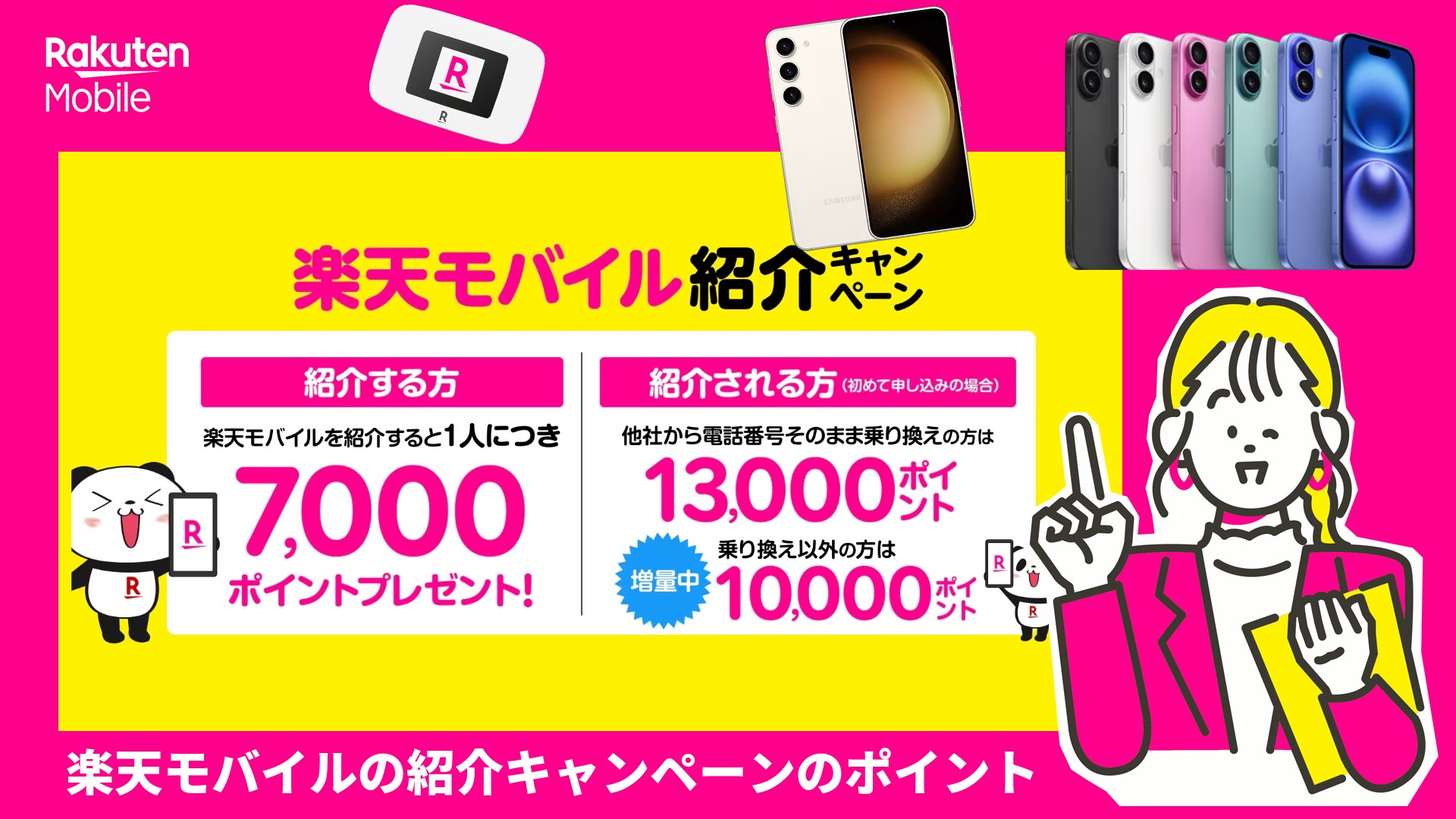 楽天モバイルの紹介キャンペーン